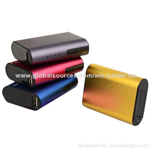 Power Banks/Chargers for iPhone, iPad, Cameras, Capacity of 4,400mAh, Customized Logos Welcomed